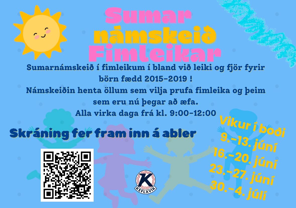Sumarnámskeið hjá Fimleikadeildinni