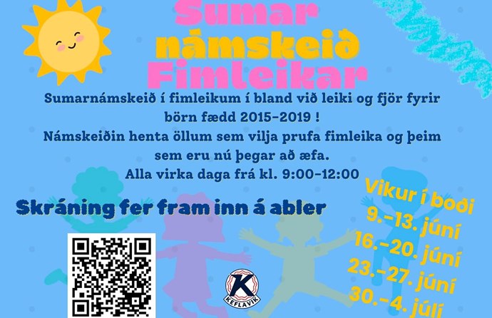 Sumarnámskeið hjá Fimleikadeildinni