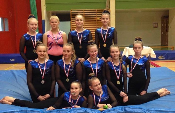 Flottur árangur á Norðurálsmótinu í stökkfimi.